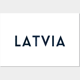 Starry latvian latviski - Latvia Posters and Art